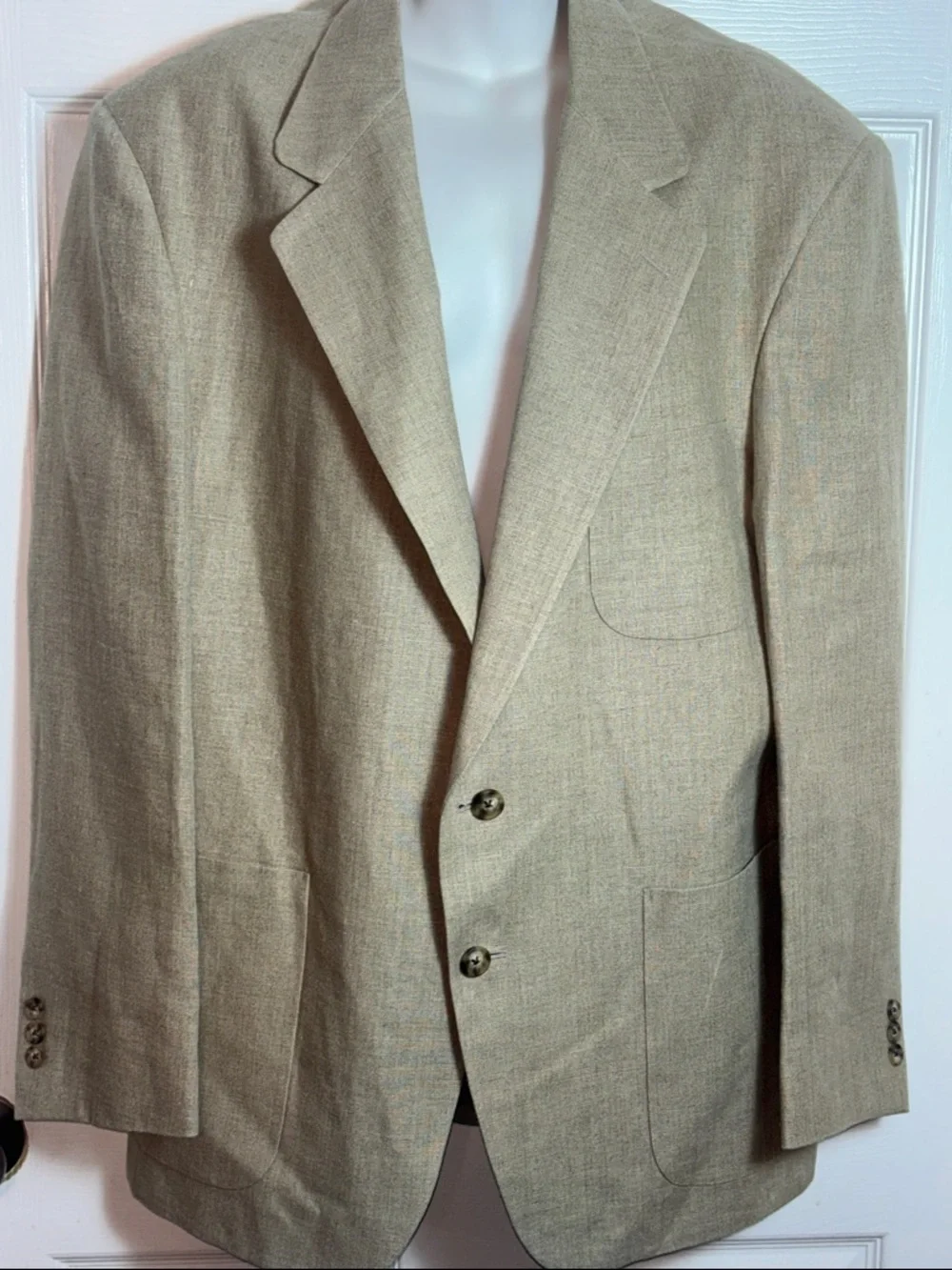 Banana Republic Men’s blazer 100% linen two button Suit Jacket